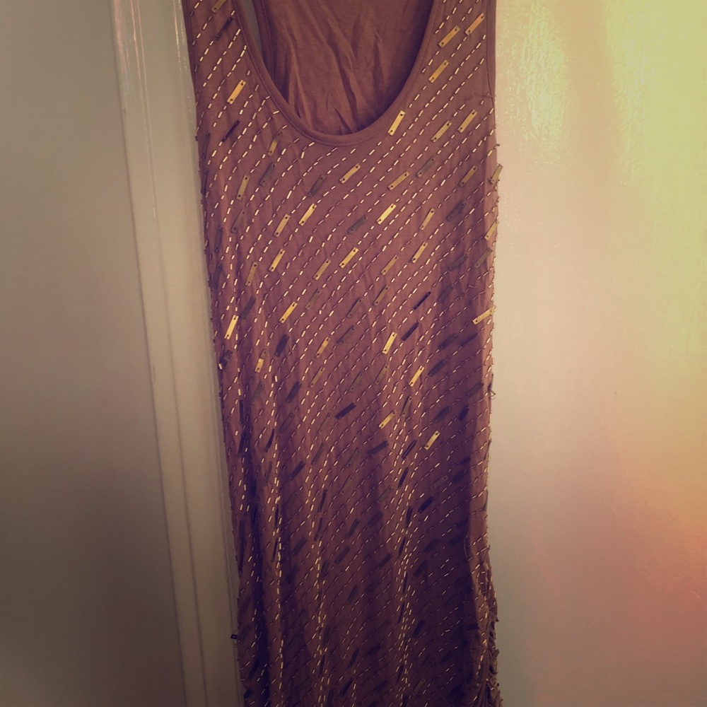 Haute hippie sequined tank dress